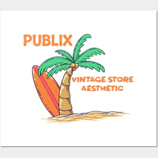 Publix Vintage Store Aesthetic Posters and Art